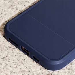 Nakładka Simple Carbon do Samsung Galaxy A56 5G niebieska