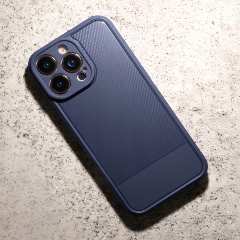 Nakładka Simple Carbon do Samsung Galaxy A56 5G niebieska