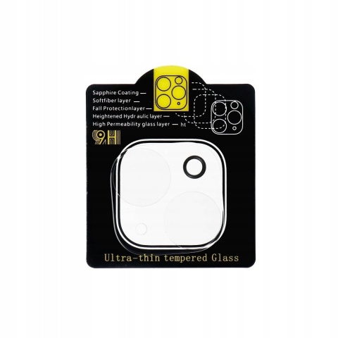 Szkło hartowane 5D Full Glue do aparatu - do iPhone 16 Pro Transparent