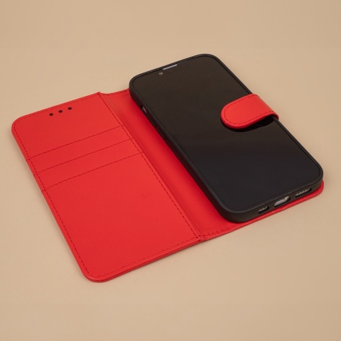 Etui Smart Classic do Motorola Edge 50 Neo / Edge 60 Neo czerwone