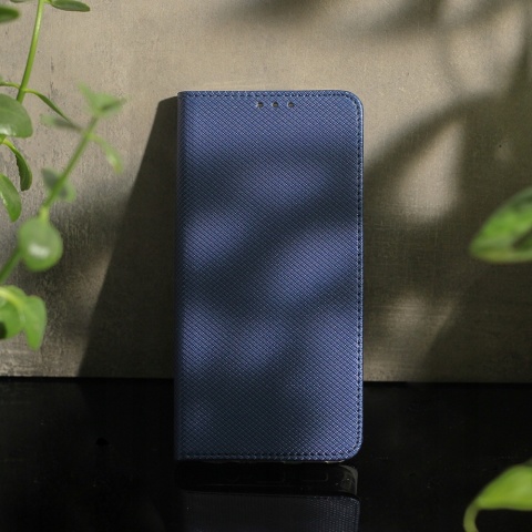 Etui Smart Magnet do Motorola Edge 50 Neo / Edge 60 Neo granatowe