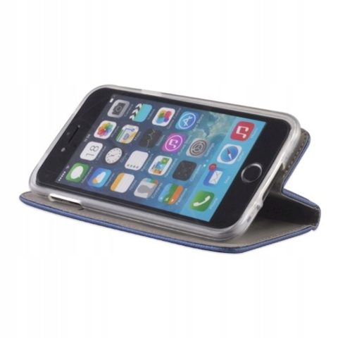 Etui Smart Magnet do Motorola Edge 50 Neo / Edge 60 Neo granatowe