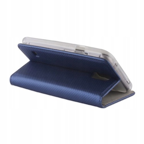 Etui Smart Magnet do Motorola Edge 50 Neo / Edge 60 Neo granatowe