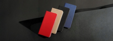 Etui Smart Magnet do Motorola Edge 50 Neo / Edge 60 Neo granatowe