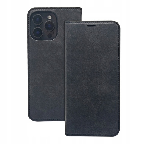 Etui Smart Suede do Xiaomi Redmi Note 15 Pro Plus 5G (EU) czarne