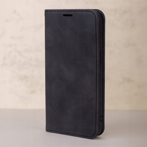 Etui Smart Suede do Xiaomi Redmi Note 15 Pro Plus 5G (EU) czarne