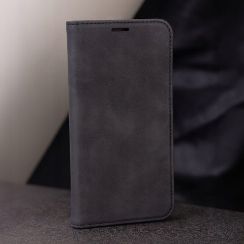 Etui Smart Suede do Xiaomi Redmi Note 15 Pro Plus 5G (EU) czarne