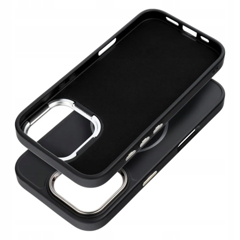Etui na iPhone 17 Frame Mag Cover zgodne z MagSafe czarne