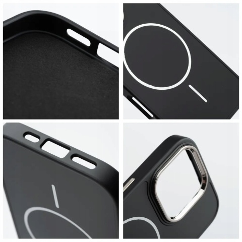 Etui na iPhone 17 Frame Mag Cover zgodne z MagSafe czarne