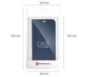 Etui z klapką na Samsung A51 Luna Book Carbon niebieskie