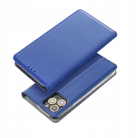 Etui z klapką na Samsung A57 5G Smart Case Book granatowe