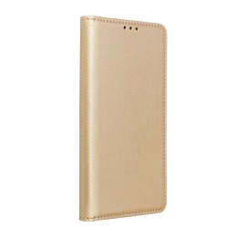 Etui z klapką na Samsung A57 5G Smart Case Book złote