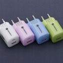 FORCELL F-ENERGY Crystal Color GaN III VT-41 ładowarka sieciowa z silikonowym kablem 1 x Typ C + 1 x USB A PD QC4.0 33W biała