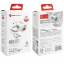 FORCELL F-ENERGY Crystal Color GaN III VT-41 ładowarka sieciowa z silikonowym kablem 1 x Typ C + 1 x USB A PD QC4.0 33W biała