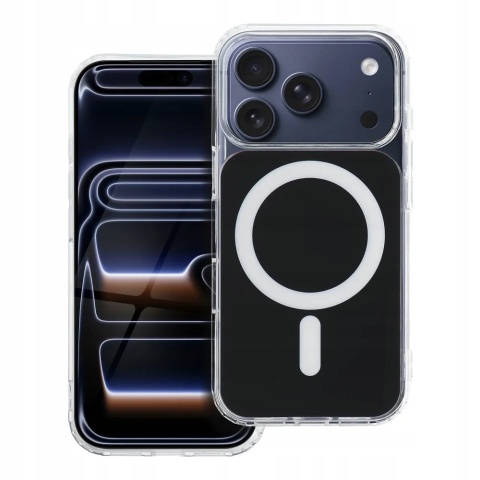Futerał CLEAR CASE 2mm MAG COVER kompatybilny z MagSafe do IPHONE 17 (camera protection)