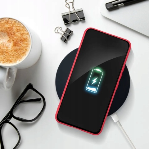 Futerał SOFT do SAMSUNG Galaxy A57 5G czerwony