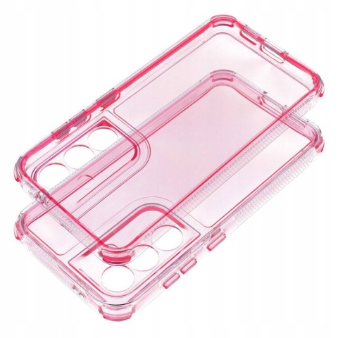 Futerał do Samsung A37 5G Matrix Clear pudrowy róż