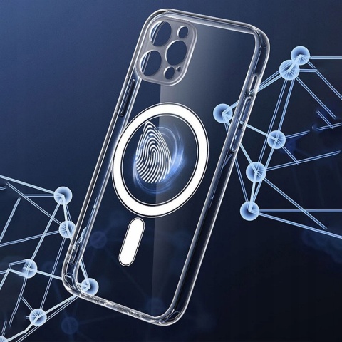 Futerał do iPhone 13 PRO MAX Clear Mag Cover (STR / CAMERA PROTECTION) zgodny z MagSafe transparentny