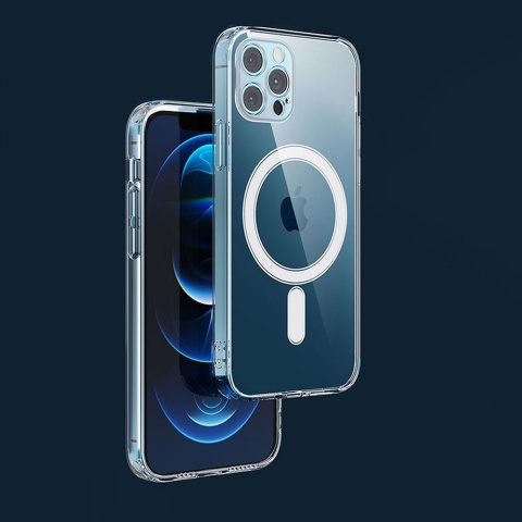 Futerał do iPhone 13 PRO MAX Clear Mag Cover (STR / CAMERA PROTECTION) zgodny z MagSafe transparentny