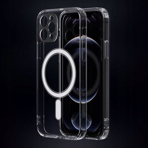 Futerał do iPhone 13 PRO MAX Clear Mag Cover (STR / CAMERA PROTECTION) zgodny z MagSafe transparentny