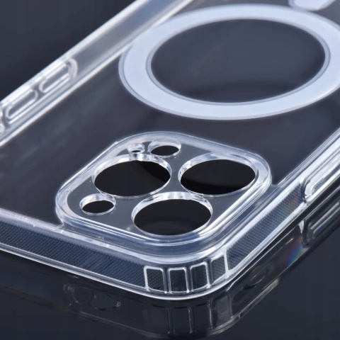 Futerał do iPhone 13 PRO MAX Clear Mag Cover (STR / CAMERA PROTECTION) zgodny z MagSafe transparentny