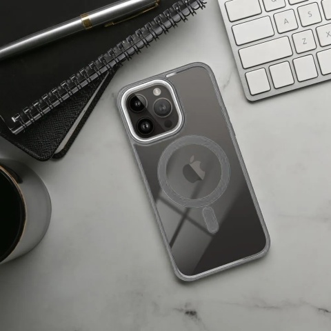 Futerał do iPhone 16 PRO MAX Color Edge Mag Cover zgodny z MagSafe tytanowy szary