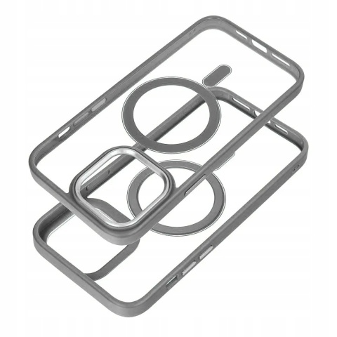 Futerał do iPhone 16 PRO MAX Color Edge Mag Cover zgodny z MagSafe tytanowy szary