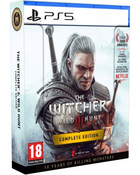 Gra Wiedźmin 3 Edycja Kompletna Steelbook PS5 PlayStation 5 Nowa