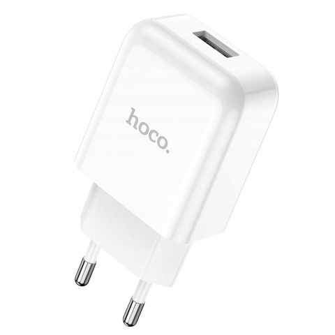 HOCO ładowarka sieciowa USB 2A N2 Vigour biała