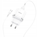 HOCO ładowarka sieciowa USB 3A QC3.0 Fast Charge Special Single Port z kablem Micro N3 biała
