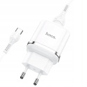 HOCO ładowarka sieciowa USB 3A QC3.0 Fast Charge Special Single Port z kablem Micro N3 biała