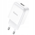 HOCO ładowarka sieciowa USB + kabel Typ C 2.1A N2 Vigour biała