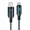 Kabel USB A do USB C Forcell F-Energy QC4. 0 PD 3A 66W Digital 1,2 m C272 czarny