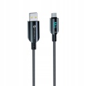Kabel USB A do USB C Forcell F-Energy QC4. 0 PD 3A 66W Digital 1,2 m C272 czarny