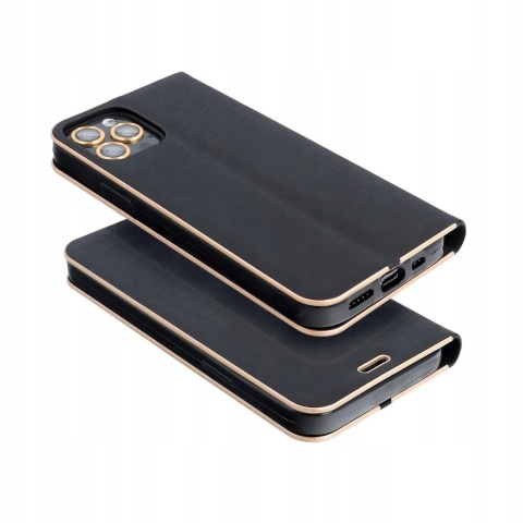 Kabura LUNA Book Gold do SAMSUNG A50 czarny