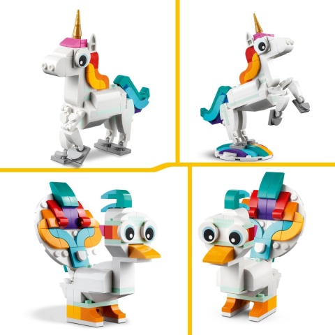 LEGO Creator 3 w 1 31140 Magiczny jednorożec