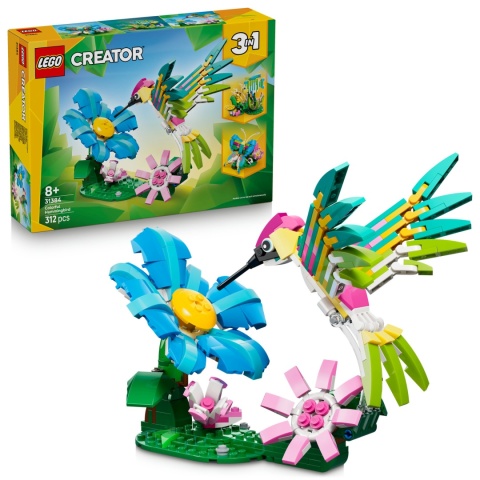 LEGO Creator - Dzikie zwierzęta: kolorowy koliber 3w1 31384