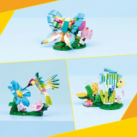 LEGO Creator - Dzikie zwierzęta: kolorowy koliber 3w1 31384
