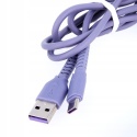 Maxlife kabel MXUC-04 USB - USB-C 1,0 m 3A fioletowy