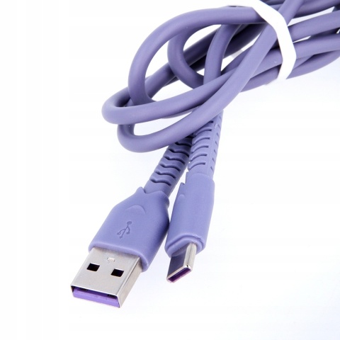 Maxlife kabel MXUC-04 USB - USB-C 1,0 m 3A fioletowy