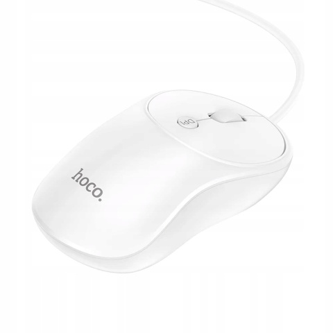 Myszka przewodowa Hoco USB A 1600 dpi GM13 biała