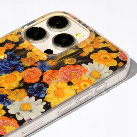Nakładka Glow Glam do Samsung Galaxy A36 5G / A56 5G pomarańczowa