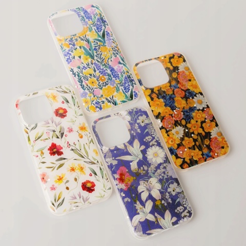 Nakładka Glow Glam do Samsung Galaxy A36 5G / A56 5G pomarańczowa