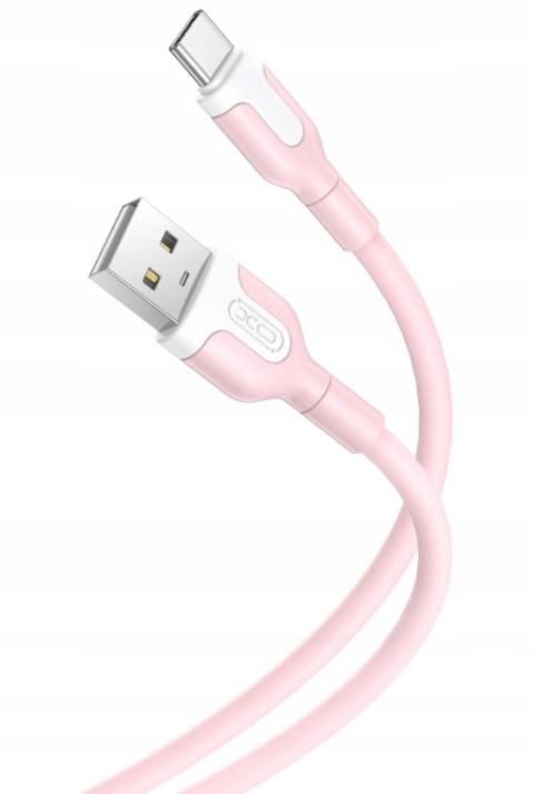 XO kabel NB212 USB - USB-C 1,0 m 2,1A różowy