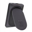 Powerbank zgodny z MagSafe Forcell F-Energy MagStand F10K2 QC3.0 PD 5A 20W 10000 mAh czarny