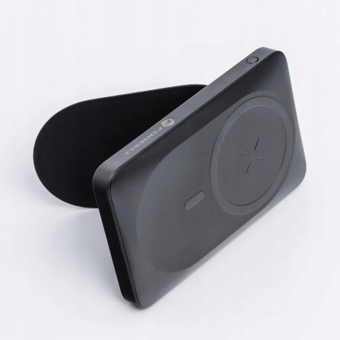 Powerbank zgodny z MagSafe Forcell F-Energy MagStand F10K2 QC3.0 PD 5A 20W 10000 mAh czarny