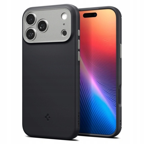 SPIGEN futerał NANO POP MAG kompatybilny z MagSafe do IPHONE 17 Pro Max black sesame