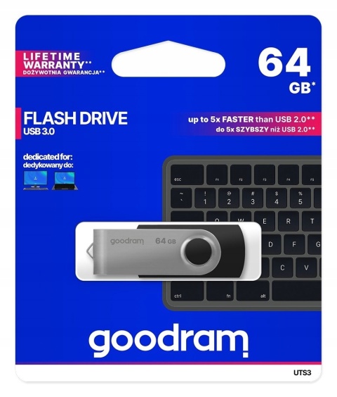 GOODRAM pendrive UTS3 64GB USB3.2