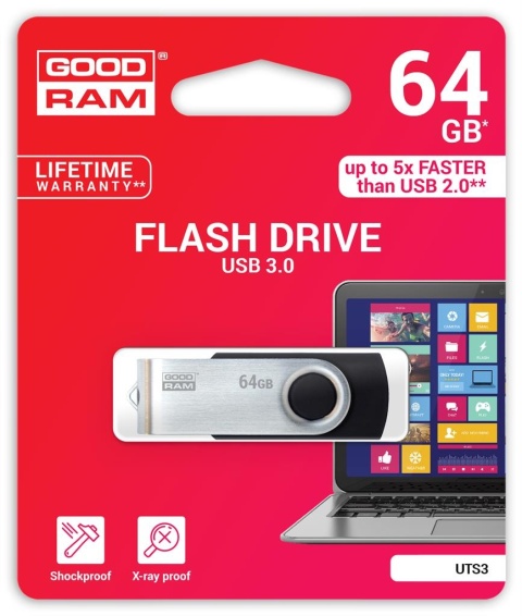 GOODRAM pendrive UTS3 64GB USB3.2