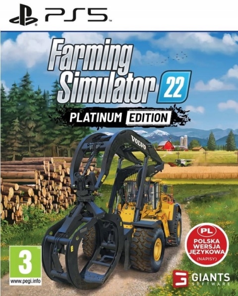 Gra Farming Simulator 22 Platinum Edition PS5 Playstation 5 Nowa